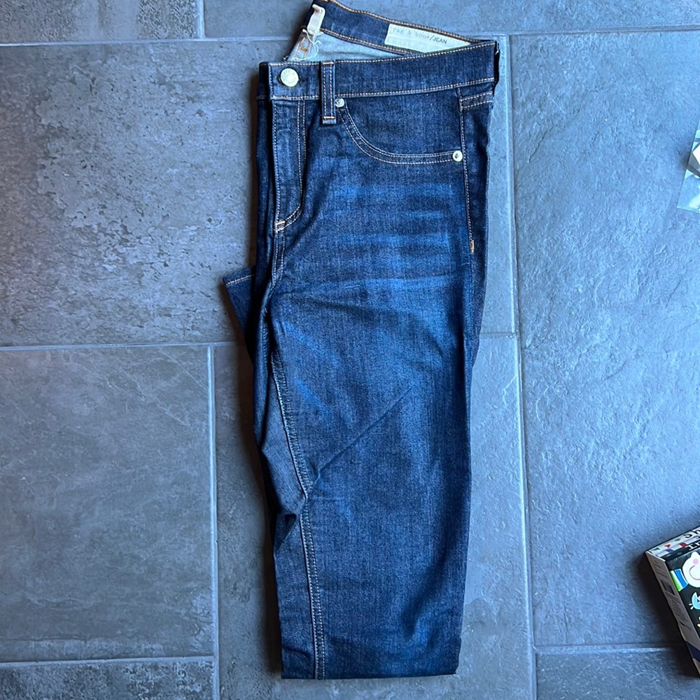 Rag and bone dark denim jeans!